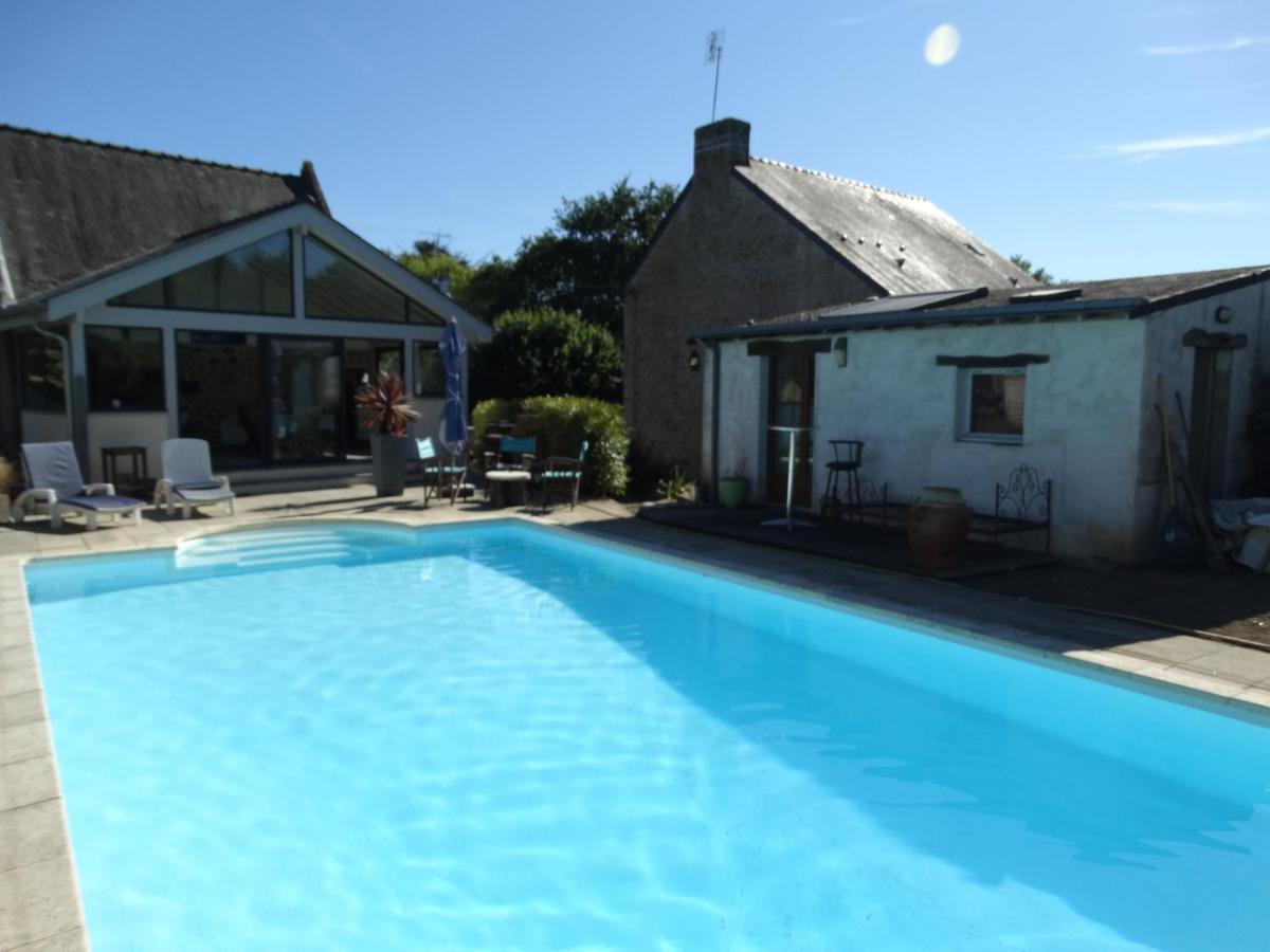 Maison Piscine Classee 4 Etoiles Guidel Exteriör bild