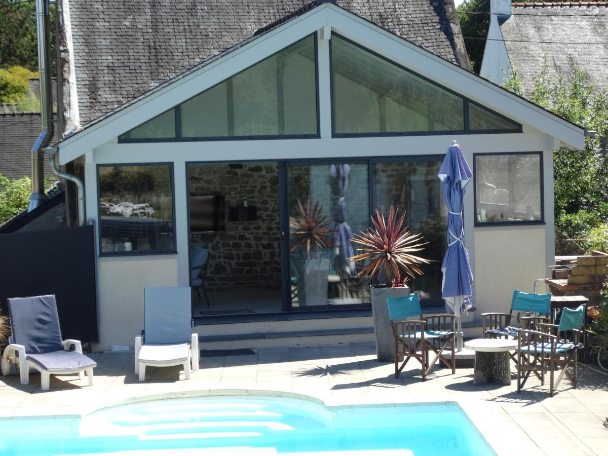 Maison Piscine Classee 4 Etoiles Guidel Exteriör bild